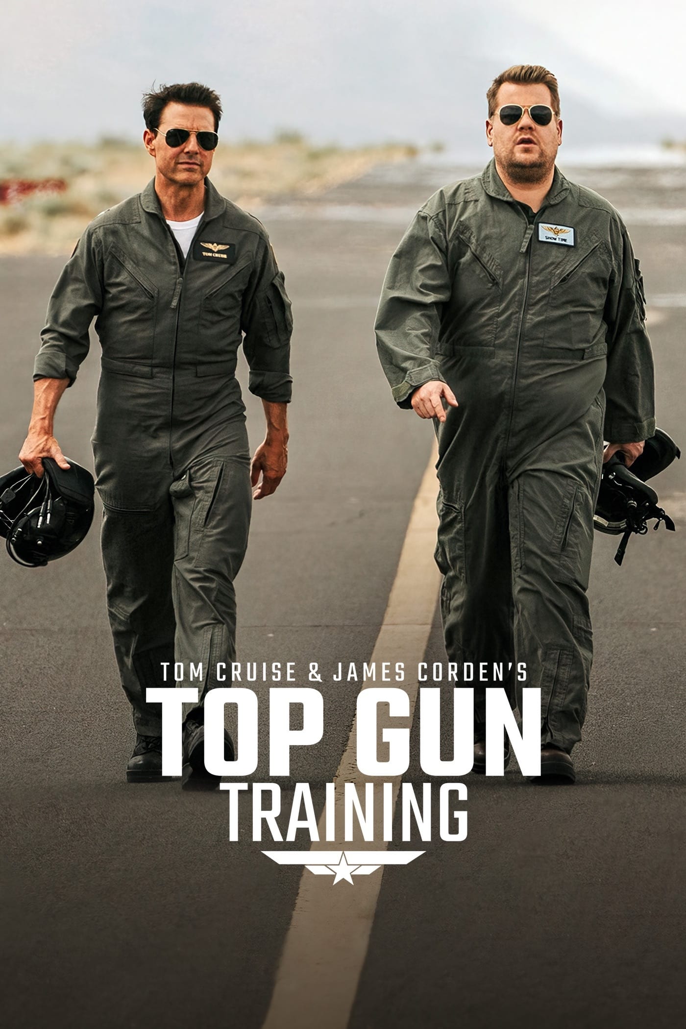 Постер James Corden's Top Gun Training with Tom Cruise